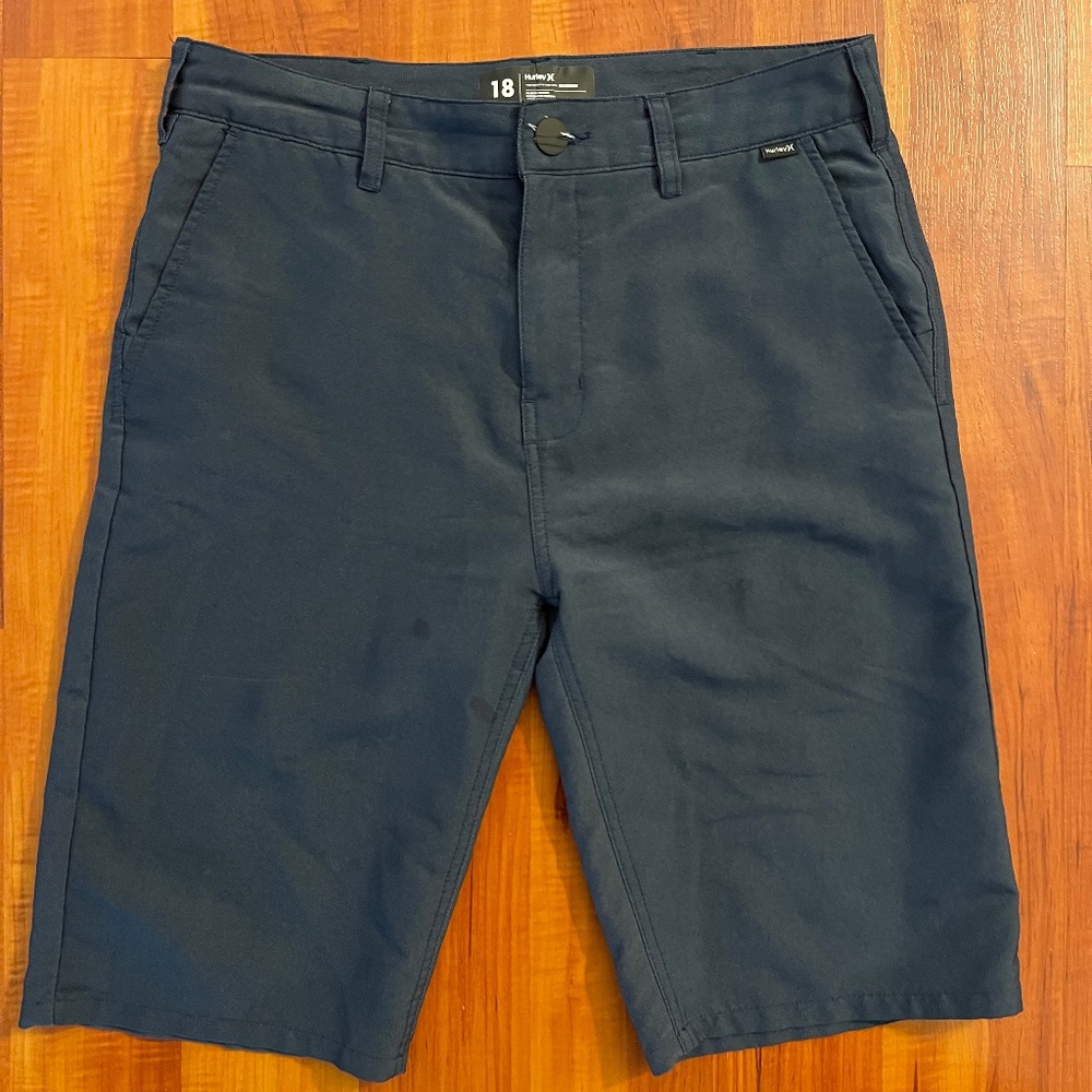 Hurley Boys Size 18 Shorts Blue